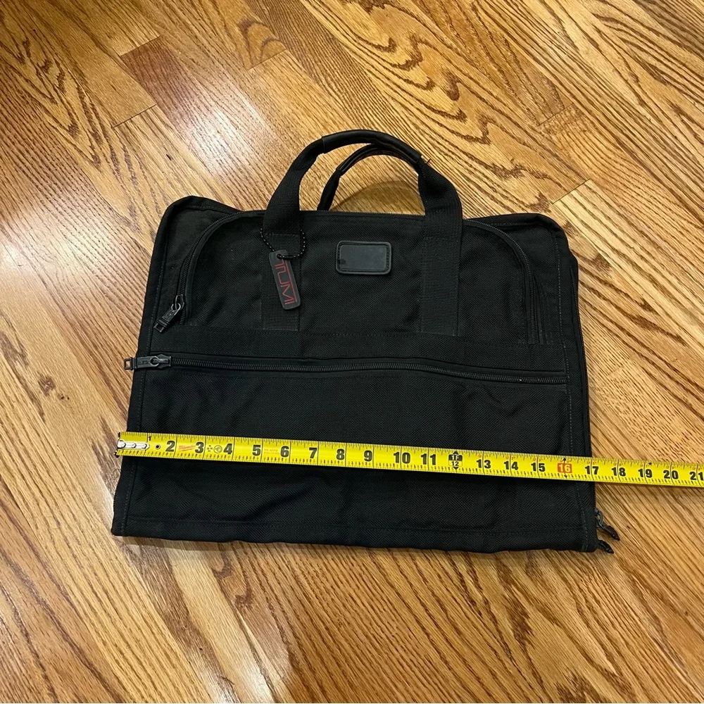 Tumi Slim Soft-sided Ballistic Nylon Briefcase Laptop Bag Travel Black Vintage